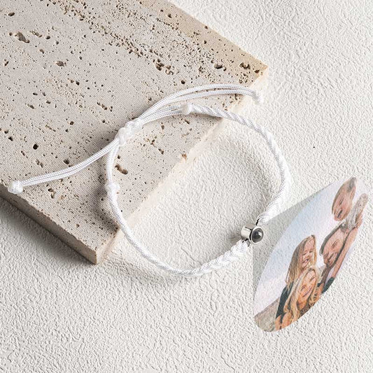 Geflochtenes persönliches Fotoarmband